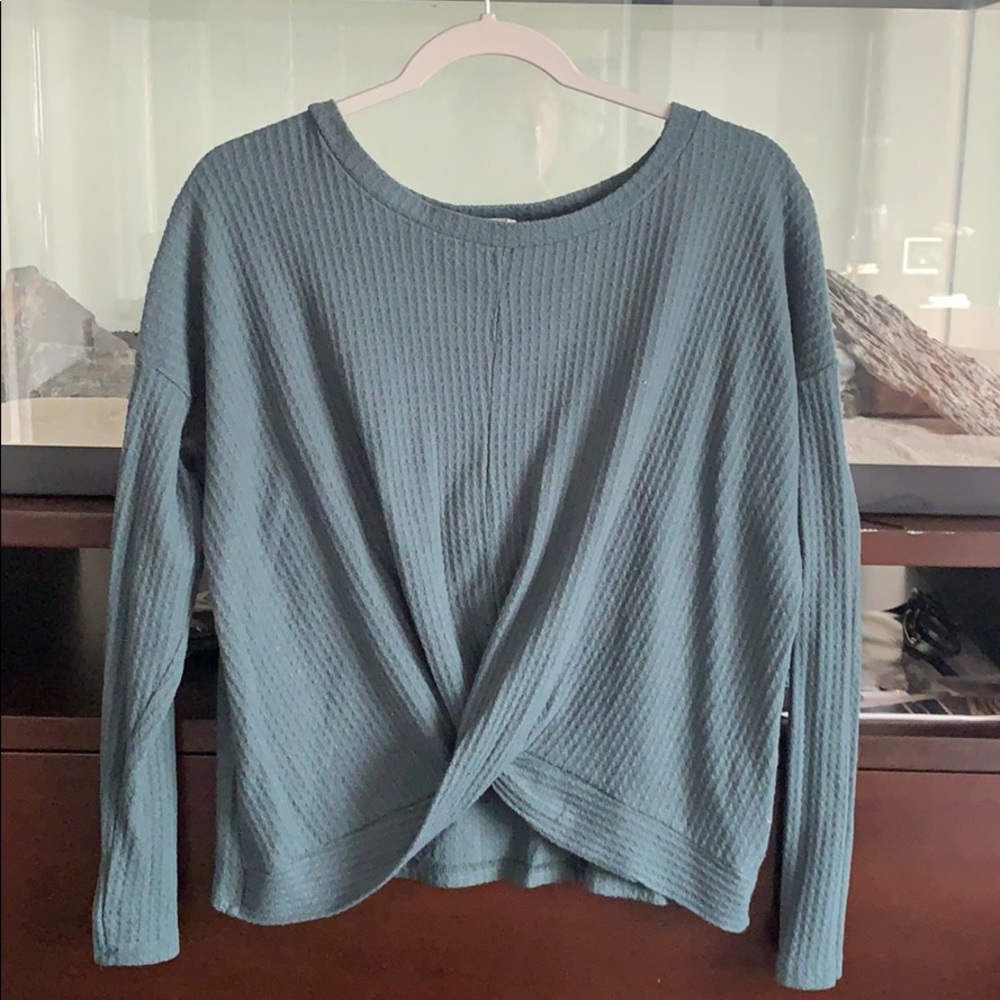 Forest green sweater!
